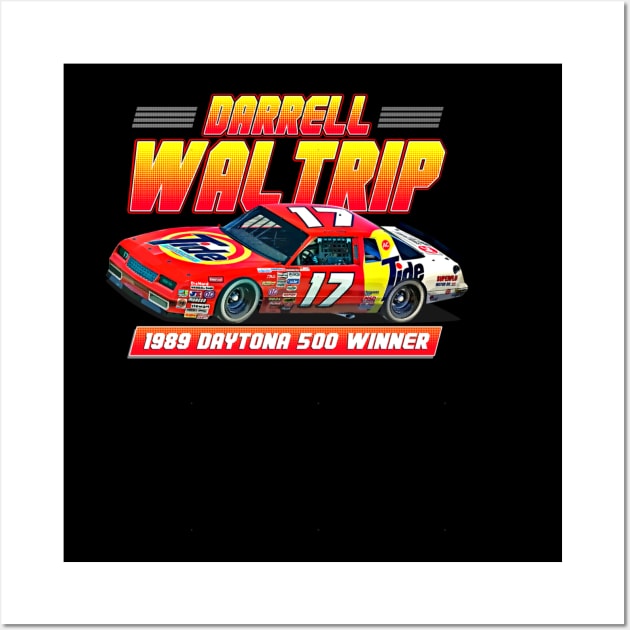 Darrell Waltrip Legend 80s Retro Wall Art by stevenmsparks